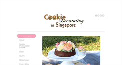 Desktop Screenshot of cookiedecoratinginsingapore.com