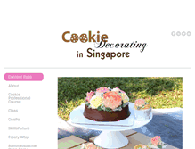 Tablet Screenshot of cookiedecoratinginsingapore.com